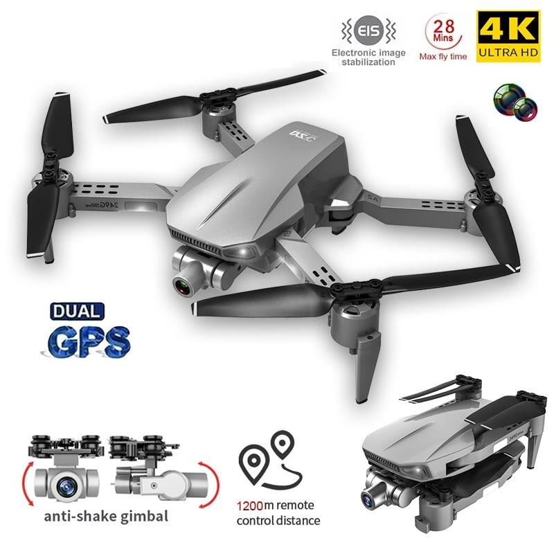 Pro Foldable Drone with 4K Dual Camera and 2 Axis Gimbal