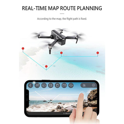 Selfie Drone With GPS 1080P Wide-Angle Camera Gesture Shots